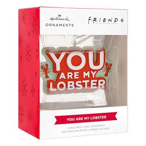 Hallmark Friends You are My Lobster Christmas Ornament, TV Show Gifts