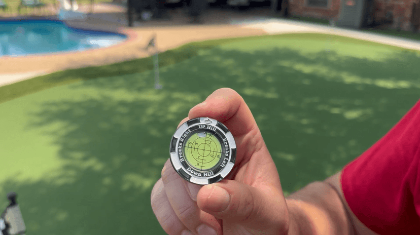 SlopeMaster ProGreen Reader - Golf Ball Marker with High Precision Green Reading Aid Golf Accessories for Men Women