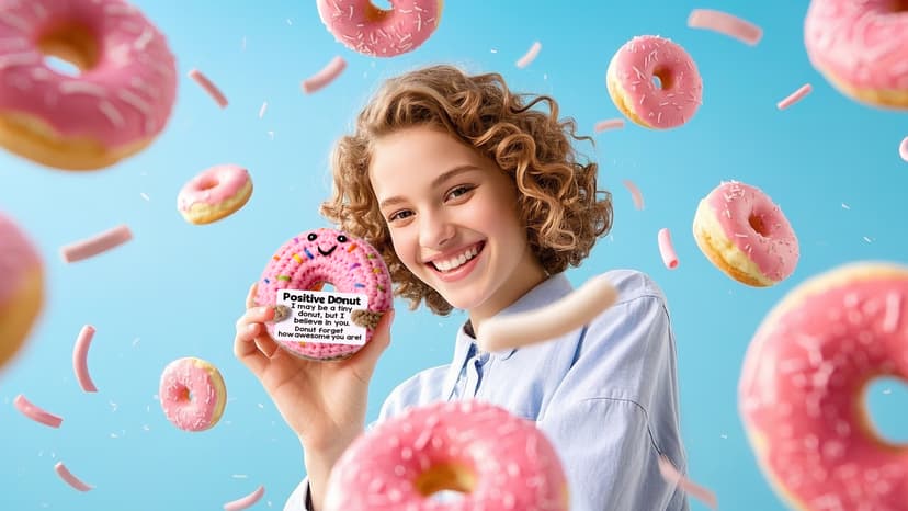 Bestie Gifts for Women Friend - Funny Cute Cool Handmade Knitted Donut for Female Woman Besties Best Friends BFF Soul Sister Coworker Friendship Birthday