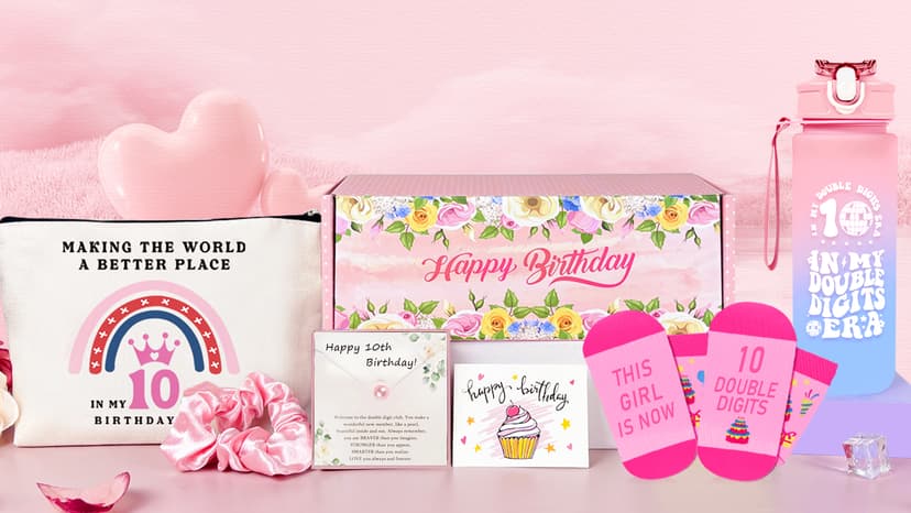 Gifts for 10 Year Old Girl, 10 Year Old Girl Birthday Gifts, 10th Birthday Gift for Girls Ideas for Daughter, Sister, Niece, Granddaughter, Popular Double Digits Birthday Gift for Teen Girls