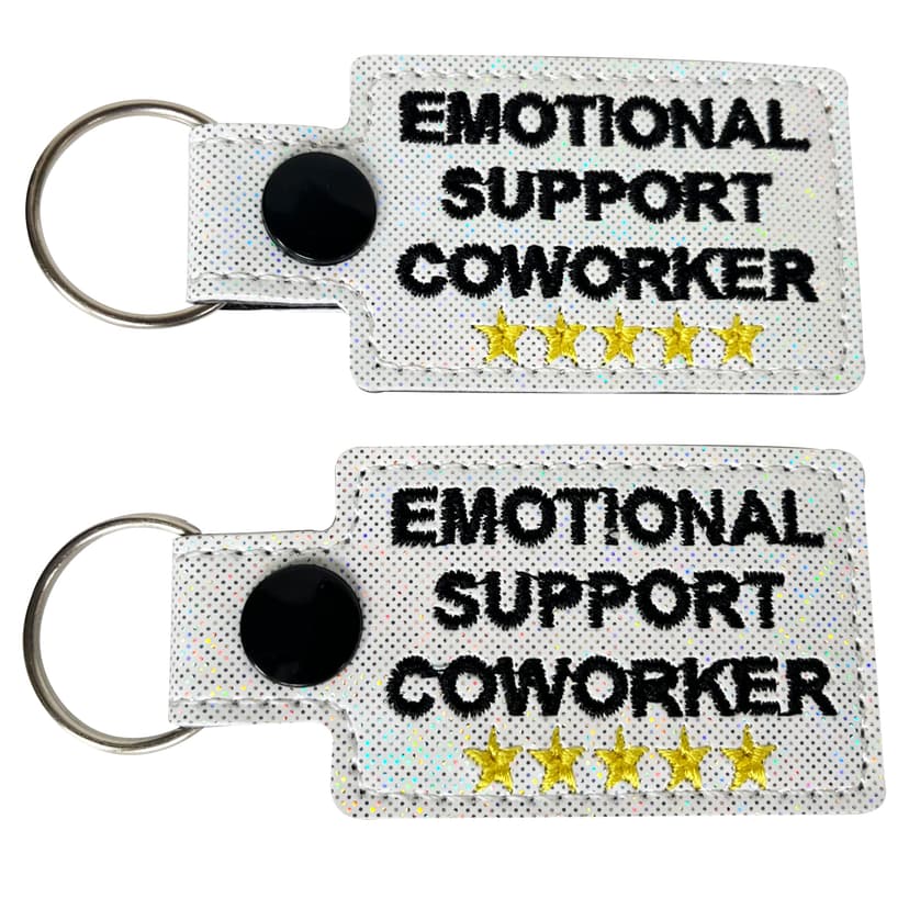 Coworker Gifts: Emotional Support Keychain for Work Bestie & Christmas