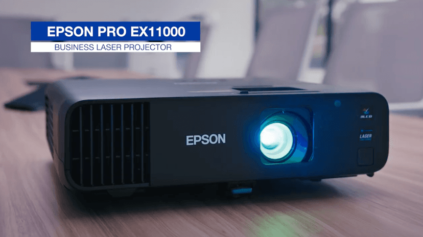 Epson Pro EX11000 3-Chip 3LCD Full HD 1080p Wireless Laser Projector, 4,600 Lumens Color/White Brightness, Miracast, 2 HDMI Ports, USB Power for Streaming, Built-in 16W Speaker