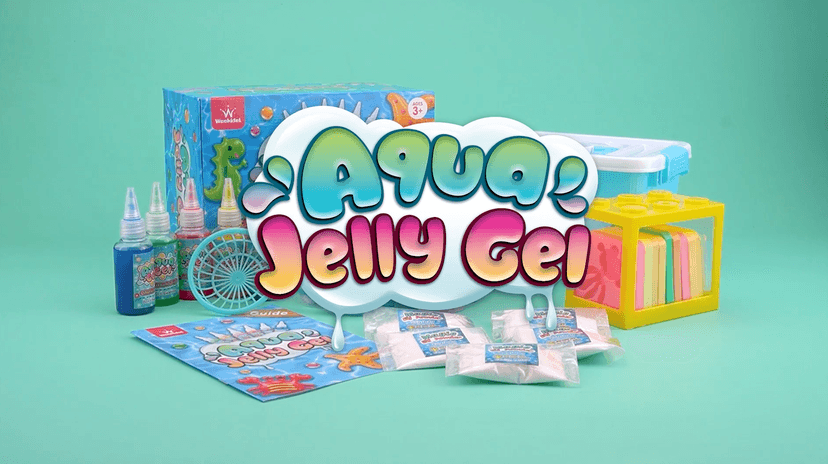 wookidel Magic Water Elf Toy Kit, Aqua Fairy Water Gel Kit with 20PCS Magic Gels and Animal Molds, Gift for Christmas, Easter, Birthday,Creative Art Craft Kits for Girls Boys 6 7 8 9 10 Year Old