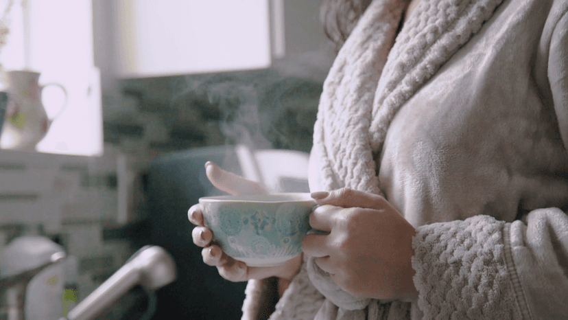 Richie House Women's Plush Soft Warm Fleece Bathrobe Robe RH1591