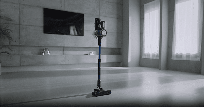 Cordless Vacuum Cleaner, 8-in-1 Cordless Stick Vacuum Cleaner with 3 Suction Modes, Up to 45mins Runtime, Rechargeable, Self-Standing, Wireless Vacuum Cleaners for Home Pet Hair Carpet Car Hard Floor