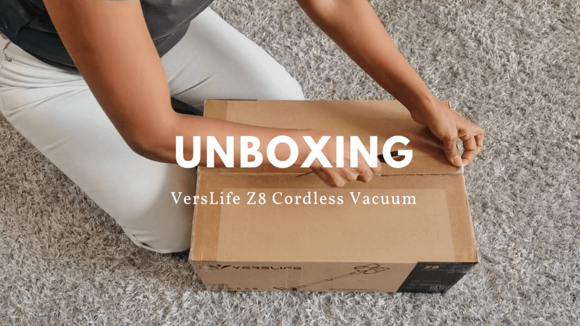 VersLife Z8 Cordless Vacuum Cleaner, 40kPa/500W Power Suction, LED Display, 6-in-1 Lightweight Stick Vacuum with Green LED Light, 6-Stages Filtration, Self-Standing for Pet Hair Hard Floor Carpet