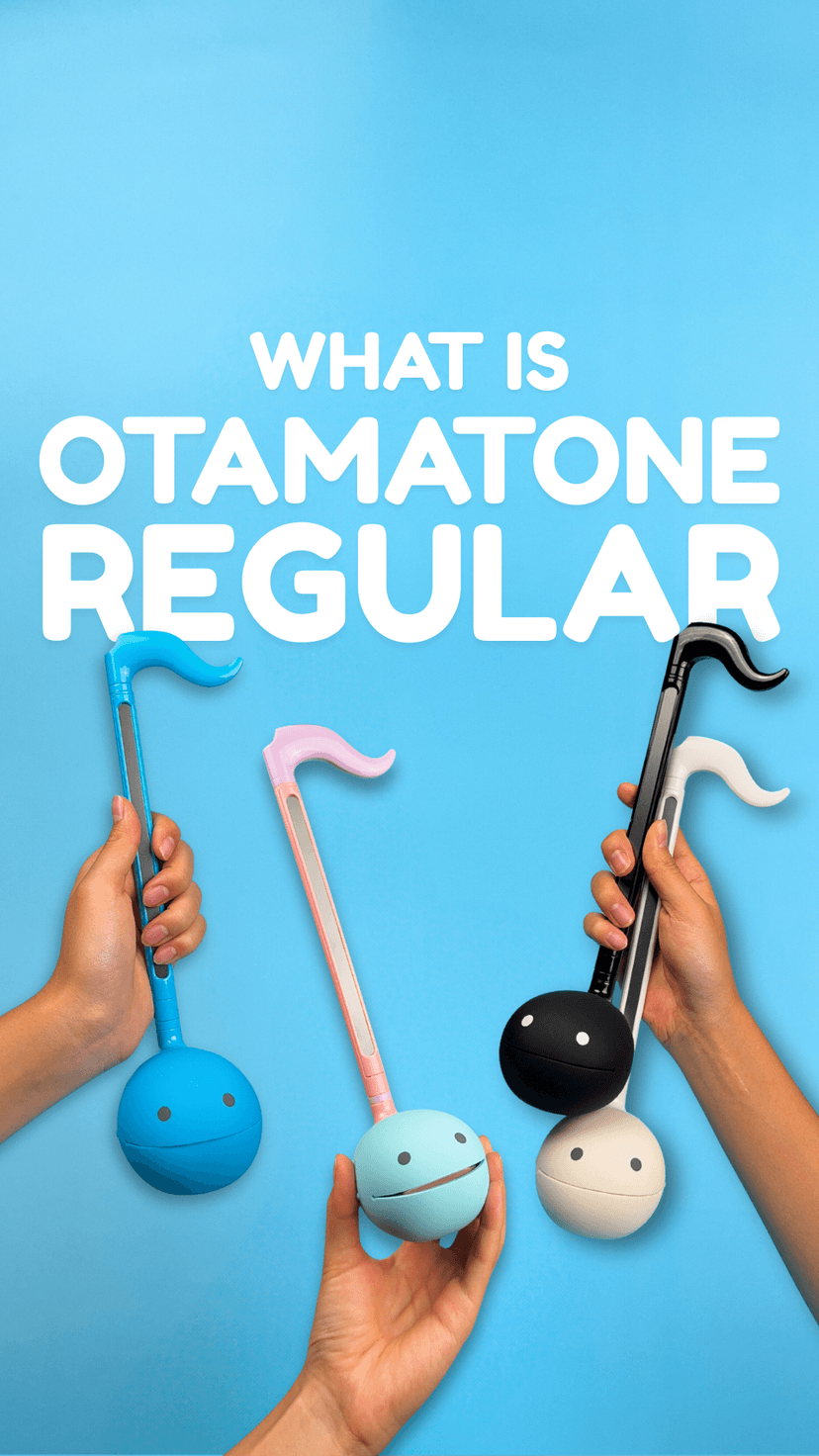 Otamatone Japanese Electronic Musical Instrument Portable Music Synthesizer from Japan by Maywa Denki Studio Award Winning, Educational Fun Gift for Children, Teens & Adults - White