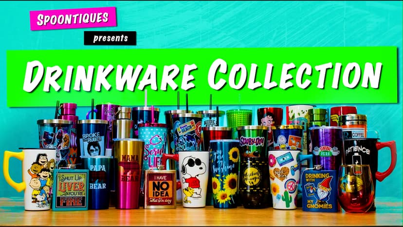 Spoontiques DC Comics Diamond Tumbler, 20oz - Textured Cup w/Staw, Double Wall Insulated, BPA Free - Batman