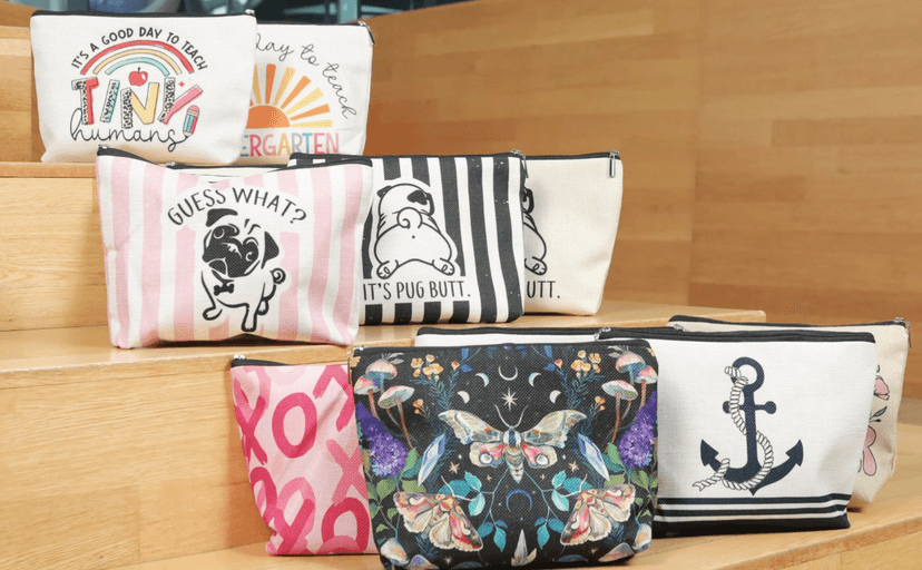 Teacher Appreciation Gifts, Para Gifts Appreciation,Teacher Makeup Bag Must Haves,It's A Good Day to Teach Tiny Human.