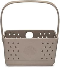 Parker Baby Diaper Caddy - Nursery Storage Bin and Car Organizer for Diapers and Baby Wipes - Oatmeal, Regular