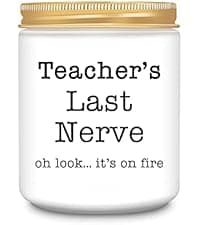 Homsolver Gifts for Grandma from Granddaughter Grandson, Christmas, Birthday, Mother and Grandparents Day, Lavender Scented Candles, Grandma’s Last Nerve