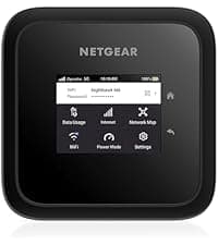 NETGEAR Nighthawk M6 5G Mobile Hotspot, Router with Sim Card Slot, Modem, Portable WiFi Device for Travel, Unlocked with Verizon, AT&T, and T-Mobile, WiFi 6, 2.5Gbps (MR6150)