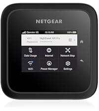 NETGEAR Nighthawk M6 5G Mobile Hotspot, Router with Sim Card Slot, Modem, Portable WiFi Device for Travel, Unlocked with Verizon, AT&T, and T-Mobile, WiFi 6, 2.5Gbps (MR6150)
