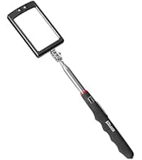 Telescoping Magnetic Pickup Tool Set, Inspection Mirror Telescoping, LED Flashlight, Cool Gadgets for Men, Gifts for Dad, Husband, Kids, Boyfriend, Magnet Stick