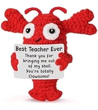 Gifts for Grilfriend Boyfriend Couples - to My Love Handmade Crochet Lobster Gifts, I Love You Gift for Her Him, Romantic Valentines Anniversary Birthday Chrismast Present for Women Men