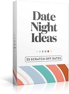 Romantic & Fun Scratch Off Date Night Ideas Card Game, Perfect Couple Gifts for Her or Him, Couple Gifts for Boyfriend, Girlfriend, Wife, Husband, Engagement, Birthday or Anniversaries