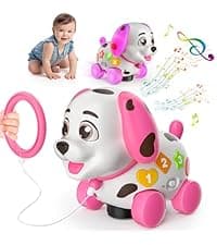 Toddler Toys for 1-2 Year Old Boy, Musical Montessori Busy Board, Early Educational Toy for Toddlers 1-3, Motor Skills Developmental Toy for 12-18 Month Age, Birthday Gift for 1+ Year Old Boy Girl