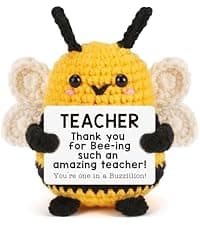 LEJIAJINW Emotional Handmade Bee Gifts for Grandma Christmas Grandmother Gigi Nana Birthday Gift for Women, Funny Mothers Day, Easter Egg Stuffers Tiny Positive Bee for Grammy Granny Valentines