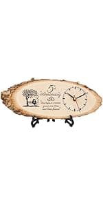 BeauGift Gifts for Grandpa Wooden Clock, Birthday Gifts for Grandpa from Granddaughter Grandchild, Best Grandpa Ever Gifts to My Grandpa Gifts