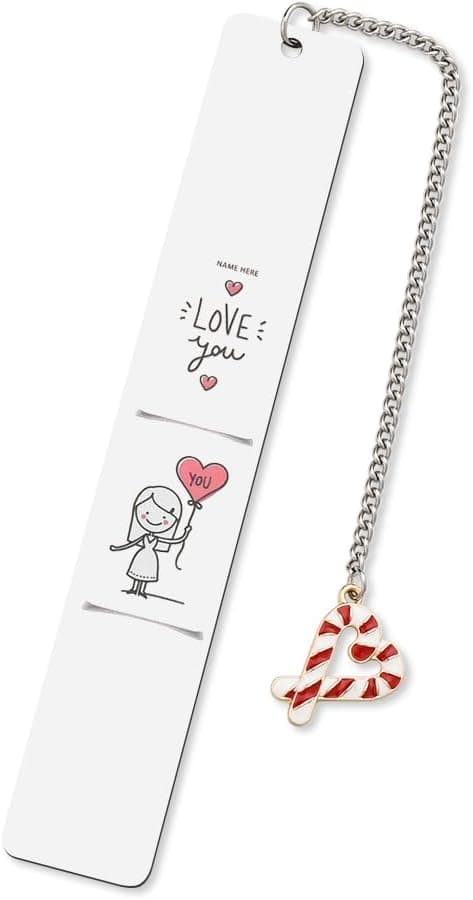I Love You Gifts for Her Girlfriend Bookmarks Wife Reading Gift Valentines Birthday Christmas Gift for Gf Wifey Engagement Anniversary Wedding Gift for Women Fiancee Book Mark Gift