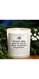 Thank You for Being My Unpaid Therapist - Friendship Gifts for Women Scented Candles Birthday Gifts for Friends Work Besties Mom Female Roommate Ideas Gifts