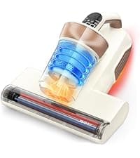 Jimmy Mattress Vacuum Cleaner, Anti-allergen Bed Vacuum Cleaner with UV-C Light & High Heating Tech, 14Kpa Suction 480W Powerful Handheld Vacuums for Dust & Pet Hair(JV35, Corded)