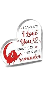 I Love My Gf, I Love My Girlfriend, Gf Gifts, Miss You, Gift for Gf, Valentines Day Gifts for Gf, Girlfriend Birthday Gift Ideas, Soulmate Gifts for Her, To My Girl Acrylic Block