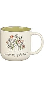 Christian Art Gifts Inspirational Refrigerator Scripture Magnet Set for Women with Bible Verses: Sweet Friendship - Proverbs 27:9 Multicolor Floral Designs, Home & Kitchen Decorations Size 2.8" x 2.8"