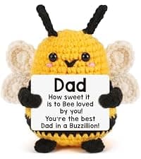 LEJIAJINW Emotional Handmade Bee Gifts for Grandma Christmas Grandmother Gigi Nana Birthday Gift for Women, Funny Mothers Day, Easter Egg Stuffers Tiny Positive Bee for Grammy Granny Valentines