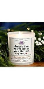 Thank You for Being My Unpaid Therapist - Friendship Gifts for Women Scented Candles Birthday Gifts for Friends Work Besties Mom Female Roommate Ideas Gifts