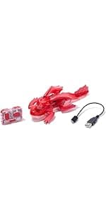 HEX BOTS Glow-in-The-Dark Gecko with Official Wall Climber Technology, Rechargeable Remote Control Robot Kids Toys, Prank Toys for Boys & Girls Ages 4 & Up