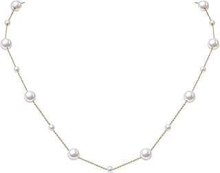 Birthday Gifts for Women Wife -Mothers Day Gifts for Mom-Valentines Day Gifts for Her-Wedding Gifts Anniversary Jewelry-Pearl Necklace Luxury Jewelry Gift