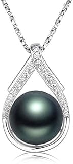 Gifts for women Mom her Girlfriend grandma Wife on Christmas Day Mothers Day Valentines Birthday Gifts Wedding Gift Jewelry Anniversary Tahitian Black Pearl Necklaces