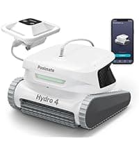 2025 Chasing Hydro 3 Robotic Pool Cleaner for Inground/Above Ground Pools, 150W Cordless Pool Vacuum, Max 200min Runtime, 4.1L Filter Basket, Auto Waterline/Wall Cleaning, Max 1076 sq.ft Coverage