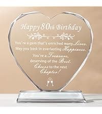 L.Karde Retirement Gift for Women Men Coworker Desk Clock K9 Crystal Keepsakes Retired for Friend Boss for Dad