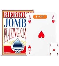 BIERDORF Diamond Waterproof Black Playing Cards, Poker Cards, HD, Deck of Cards (Black)