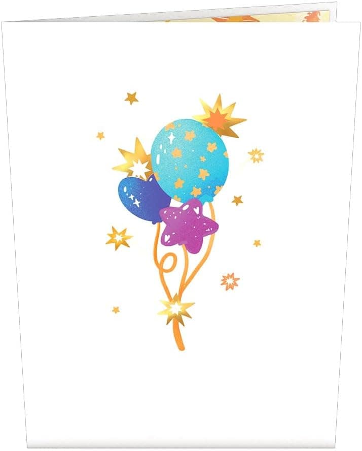 Lovepop Birthday Pop-Up Card for Her, Him, Girls, Boys - 3D Celebration Cards - Yay Happy Birthday - 5" x 7" - Blank Notecard & Envelope Included