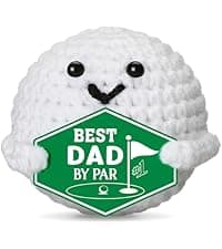 Dad Gifts Fathers Birthday - Handmade Knitted Gnome Funny Gift for Father's Day Birthday Christmas, Cute Gnome for Father Papa Present from Daughter Son, I Love You Gnome Matter What