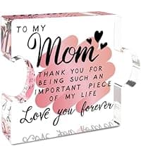 Best Friend Birthday Gifts for Women, Friendship Gifts for Women, Bestie Acrylic Puzzle Plaque Keepsake for Soul Sister Female Bestfriend Work Besties Birthdays, Graduation Gift for Her