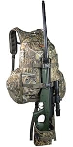 MYDAYS Seat Back Gun Rack, Gun Sling Bag, Camo Front Seat Gun Organizer Holder for Hunting Rifles/Shotguns