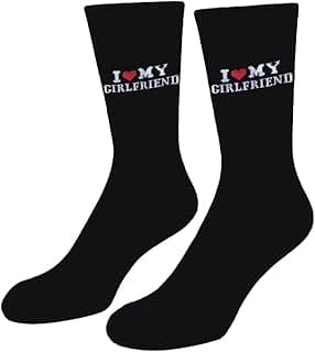 Gift for Boyfriend I Love My Girlfriend Socks Christmas Anniversary Valentines Gift for Boyfriend Socks Gift for Him