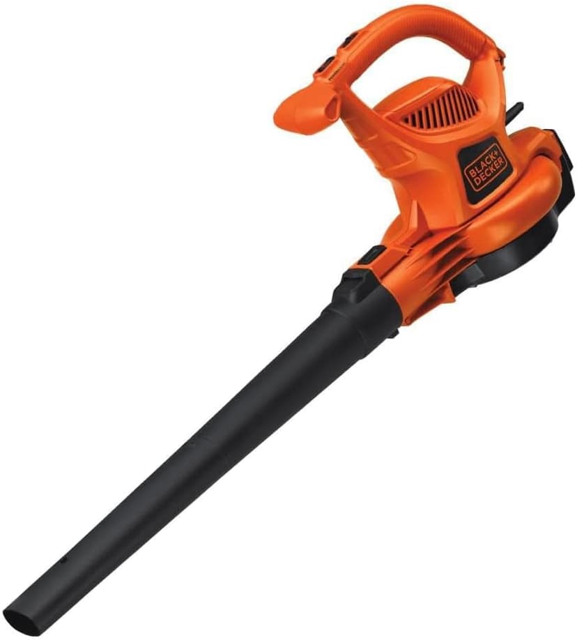 BLACK+DECKER Leaf Blower, Leaf Vacuum and Mulcher 3 in 1, Backpack Blowers for Lawn Care,250 mph Airflow, 400 cfm Delivery Power, Reusable Bag Included, Corded (BEBL7000)