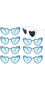 Semato Bachelorette Party Favor Set - Bride & Bridesmaid Spa Headbands (1 Bride + 7 Blue)