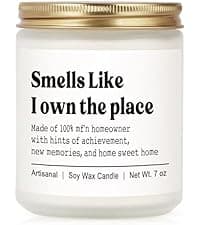 Niyewsor 60th Birthday Gifts for Women Men, Sixty Birthday Candle, 1965 60th Birthday Decorations for Woman Men, 60 Year Old Bday Gifts for Friends, Sister, Mom, Dad, Handmade, 7oz