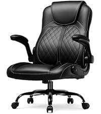 GTPLAYER Gaming Chair, Computer Office Chair with Pocket Spring Cushion, Linkage Armrests and Footrest, High Back Ergonomic Computer Chair with Lumbar Support Task Chair with Footrest(Black)