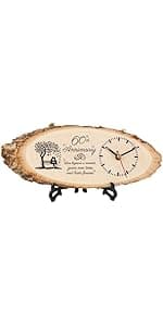 BeauGift Dad Gifts, Wooden Clock Gifts for Daddy from Daughter Son Kids, Dad Birthday Gift Idea for Papa Who Wants Nothing, Christmas from Child to My Dad