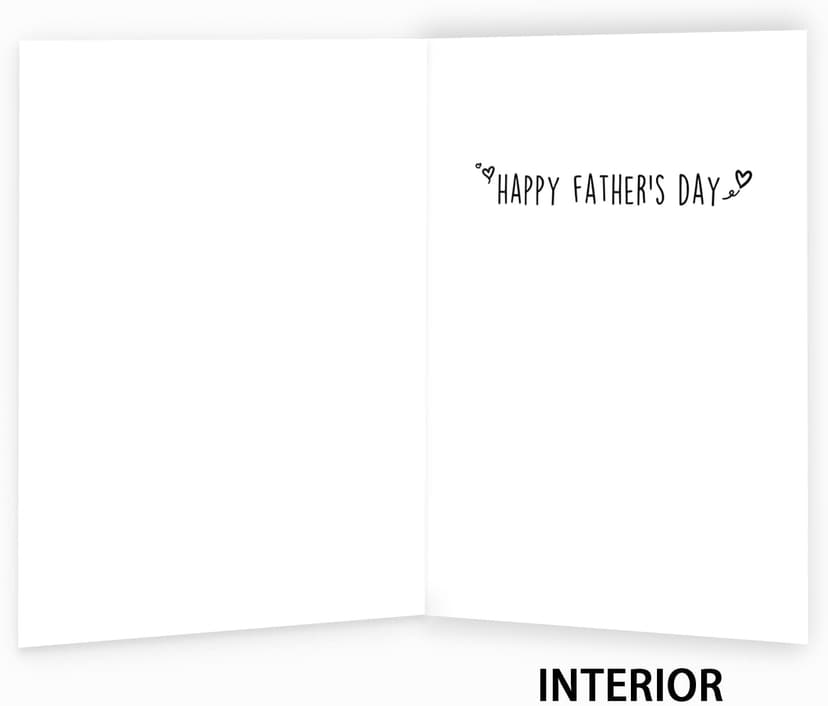 Funny Fathers Day Card for Step Dad,Happy Father's Day Gifts from Step Daughter Son,Bonus Dad Fathers Day Card Gift