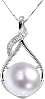 Pearl Necklace, Gifts for Women Wife, Mothers Day Gifts for Mom Wife Women Girlfriend Her on Valentines Day Gifts for Her Gifts Wedding Anniversary Christmas Day Gifts Birthday Day Gifts Jewelry