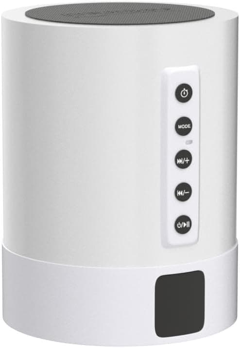 Alarm Clock Bluetooth Speaker, Night Light White Noise Machine Touch Bedside Lamp with Alarm Clock for Kids Multi-Color Changing Night Light Xmas Gifts for Teenage Girls Boys Women Teen Girl Gifts