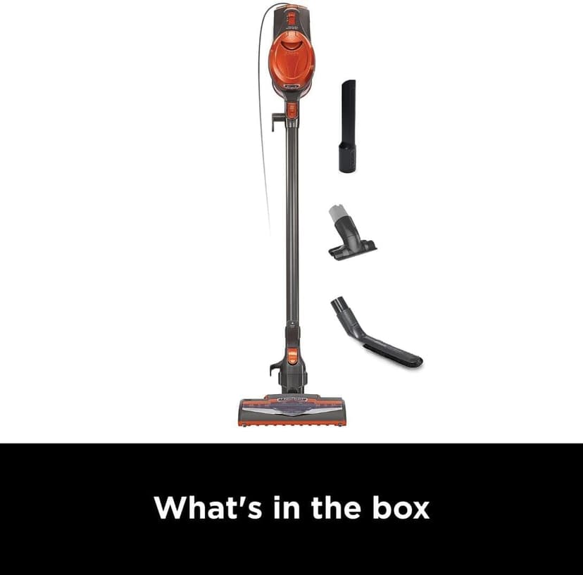 Shark Rocket Ultra-Light Corded Bagless Vacuum for Carpet and Hard Floor Cleaning with Swivel Steering (HV301), Gray/Orange